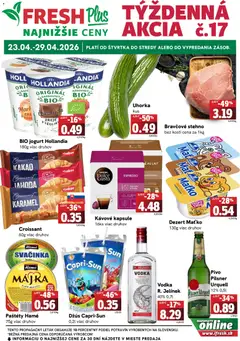 Náhľad Fresh letáku platného od 23.04.2026