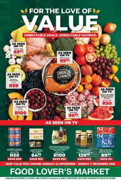 Preview of Food Lover's Market flyer valid from 24/11/2025