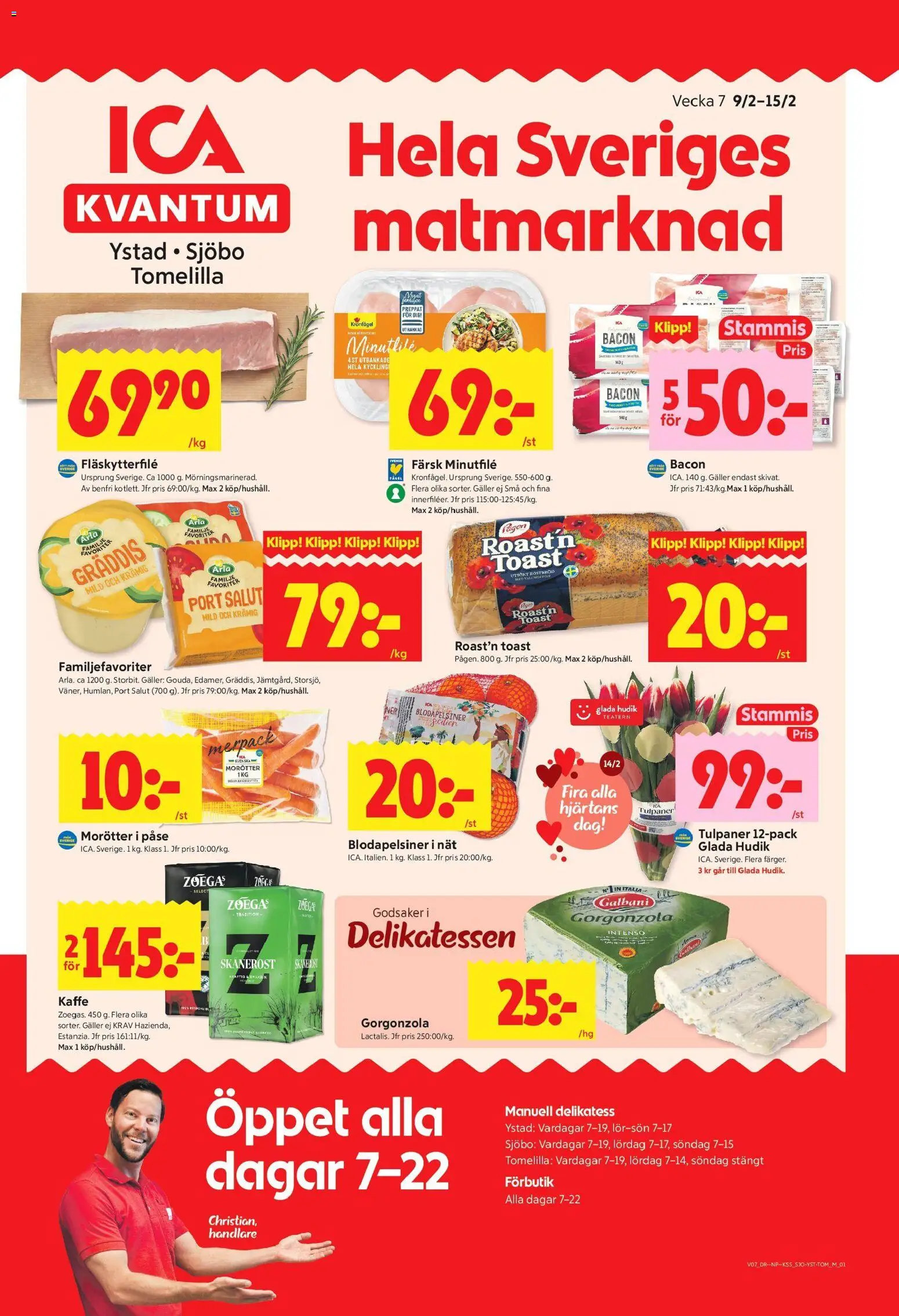 Förhandsgranska reklamblad Ystad från butik ICA Kvantum gäller från 09/02/2026