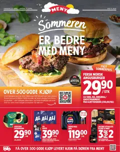 Forhåndsvis Meny Sommeren fra butikk Meny gyldig fra 23/04/2026