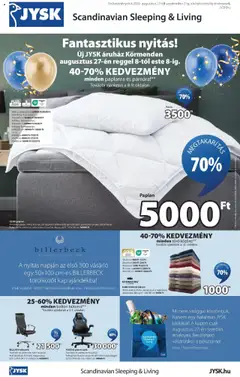 JYSK - Akciós újság JYSK - Körmend megtekintése, amely érvényes 2025.08.27.-től