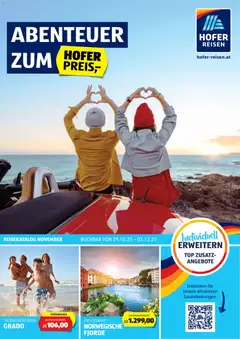 Hofer AT - Katalog megtekintése, amely érvényes 2025.10.29.-től