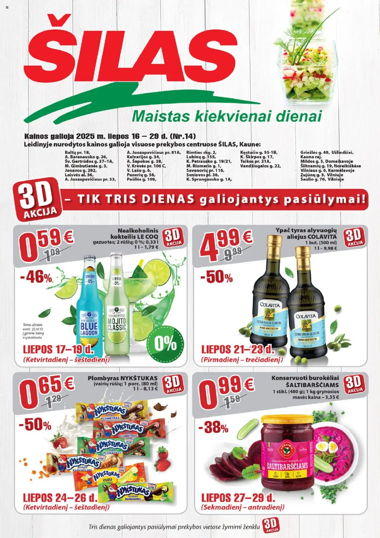 Šilas leidinys galioja nuo 2025.07.16 – puslapio numeris 1