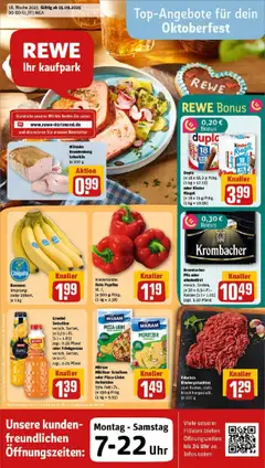 Vorschau von dem Prospekt des Geschäftes Rewe, gültig ab dem 14.09.2025
