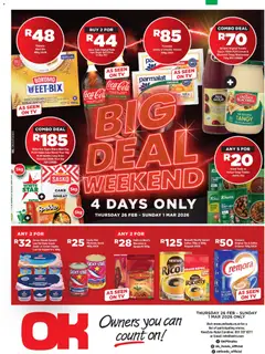 Preview of OK Foods flyer valid from 26/02/2026