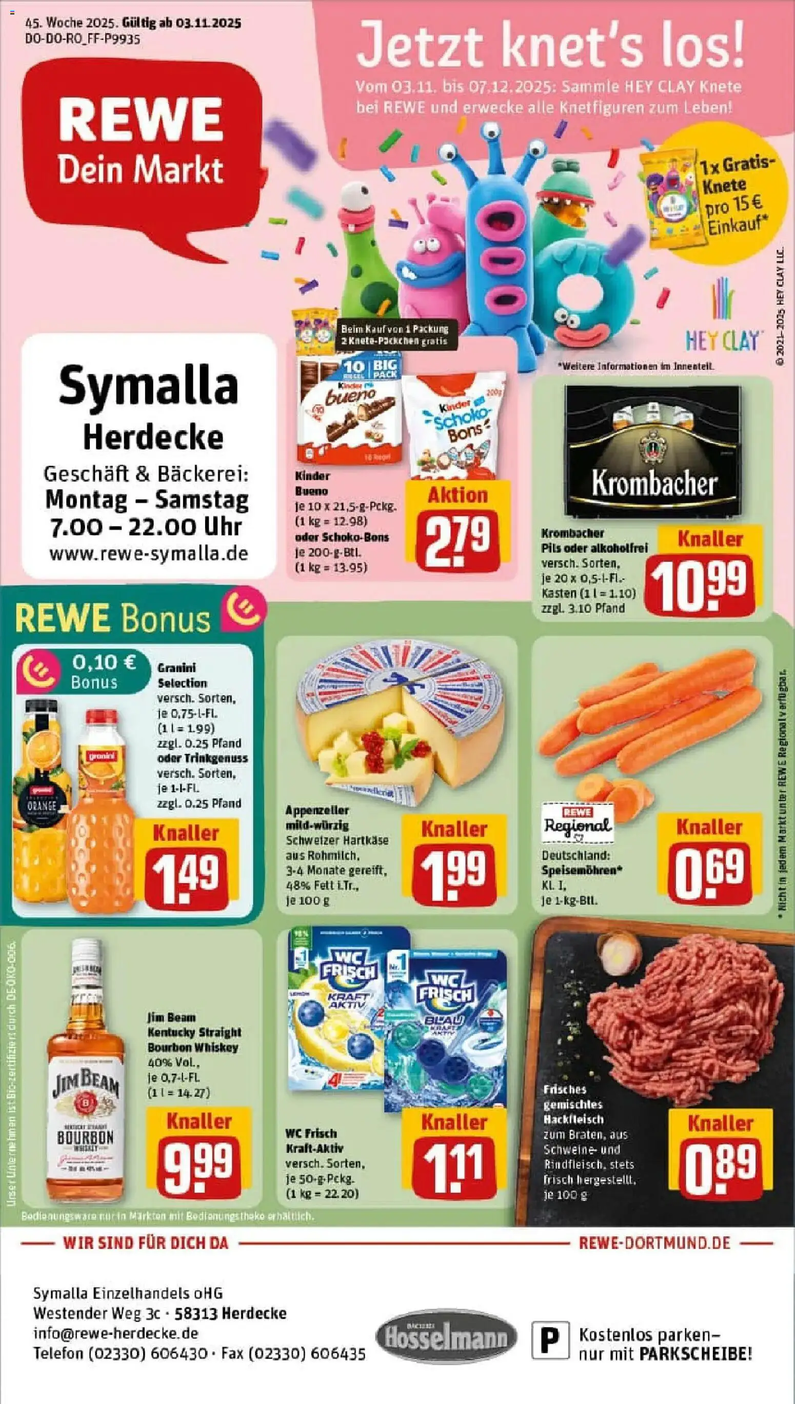 Vorschau von dem Prospekt des Geschäftes Rewe, gültig ab dem 02.11.2025