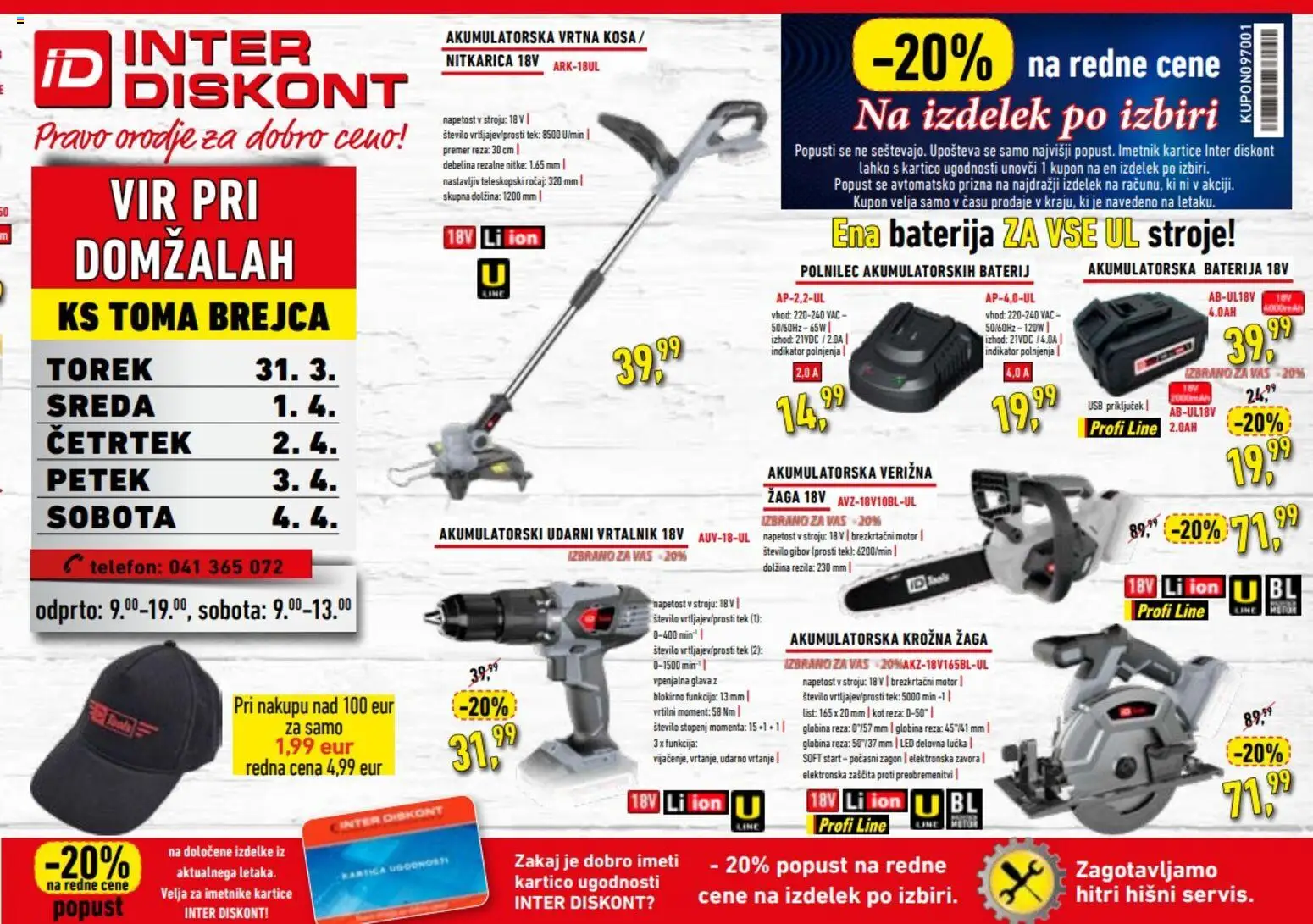 Predogled kataloga iz trgovine Inter Diskont veljaven od 31.03.2026