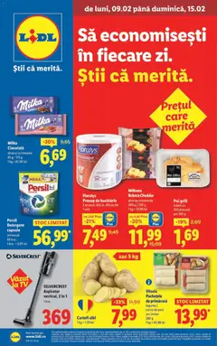 Previzualizarea de cataloage: Lidl Catalog nou valabil de la 09.02.2026