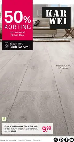 Voorbeeld van Folder van winkel KARWEI geldig vanaf 26-01-2026