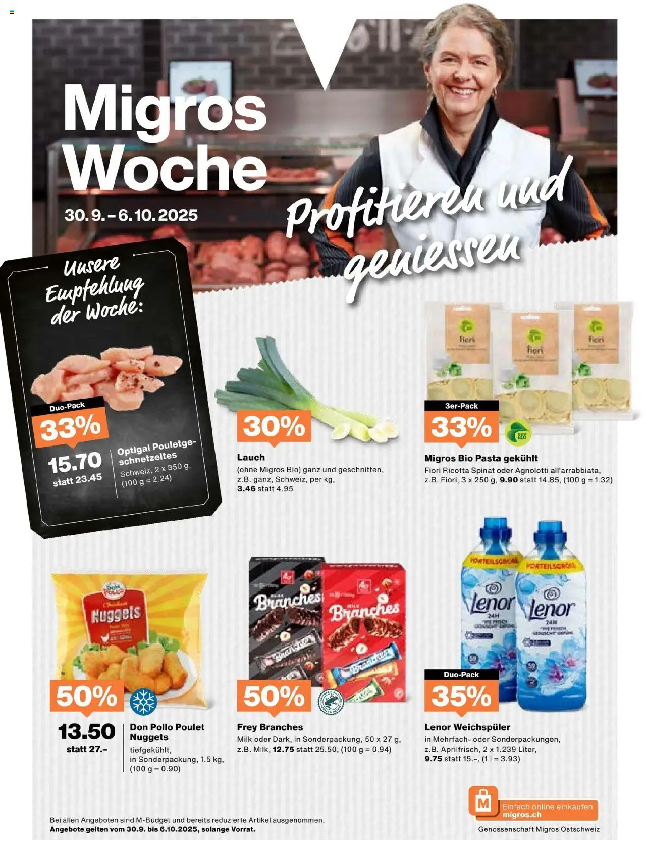 Migros Aktionen ab 30.09.2025 - Seitennummer 1