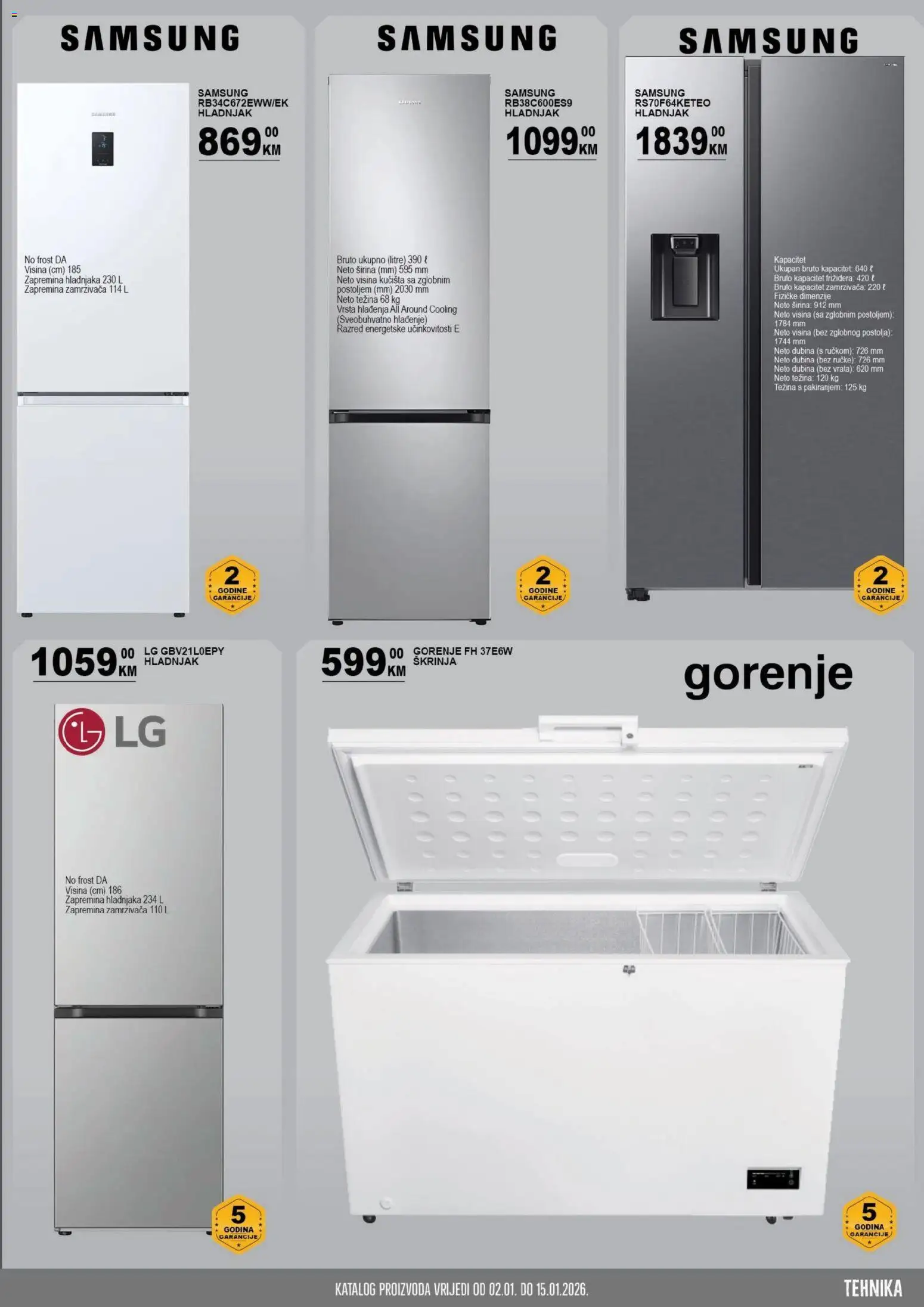 Pregled letka Katalog trgovine Prodex vrijedi od 2026.01.02