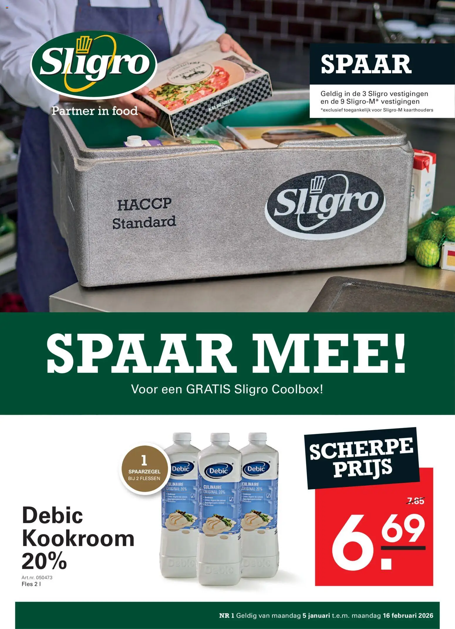 Voorbeeld van Folder van winkel Sligro geldig vanaf 05/01/2026