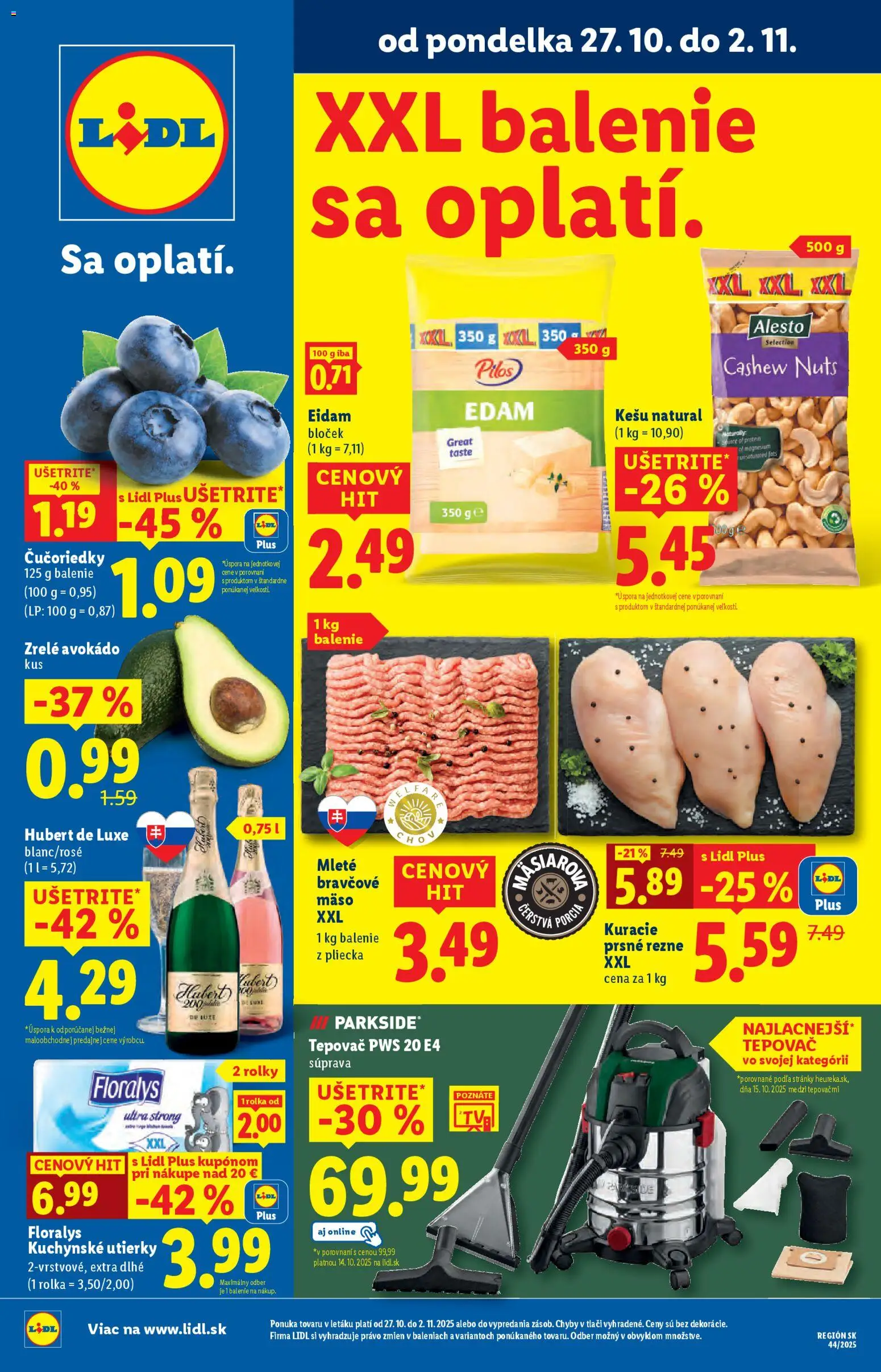 Nový LIDL leták od 27.10.2025 > Akčná ponuka online