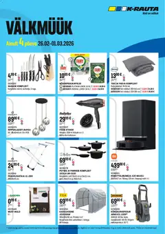 K-Rauta kliendilehe eelvaade alates 26.02.2026