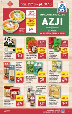 Pogląd gazetki "Tydzień Azjatycki" ze sklepu Aldi ważnej od 27.10.2025
