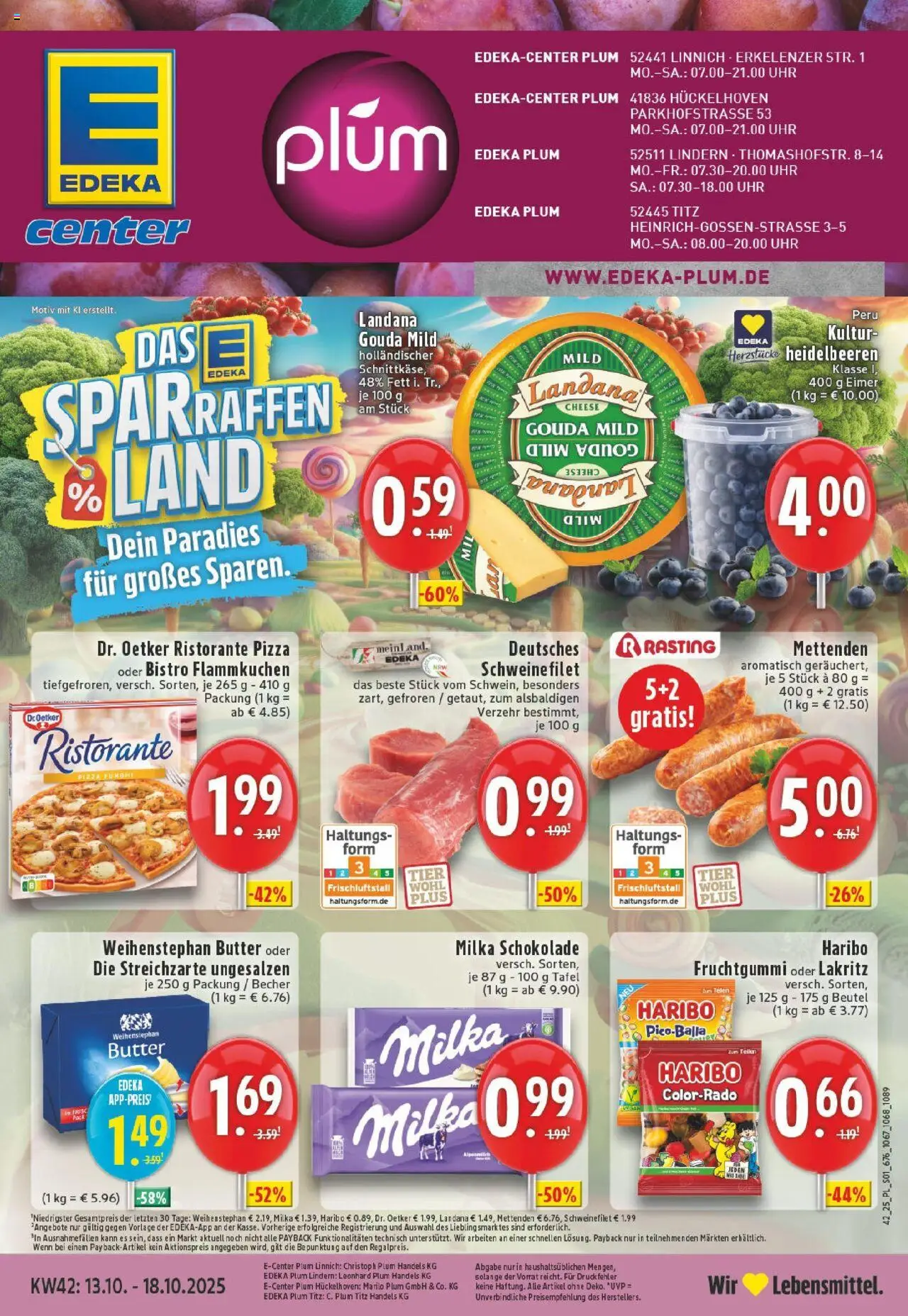 EDEKA Prospekt ab 13.10.2025 - Prospekt Titz Online