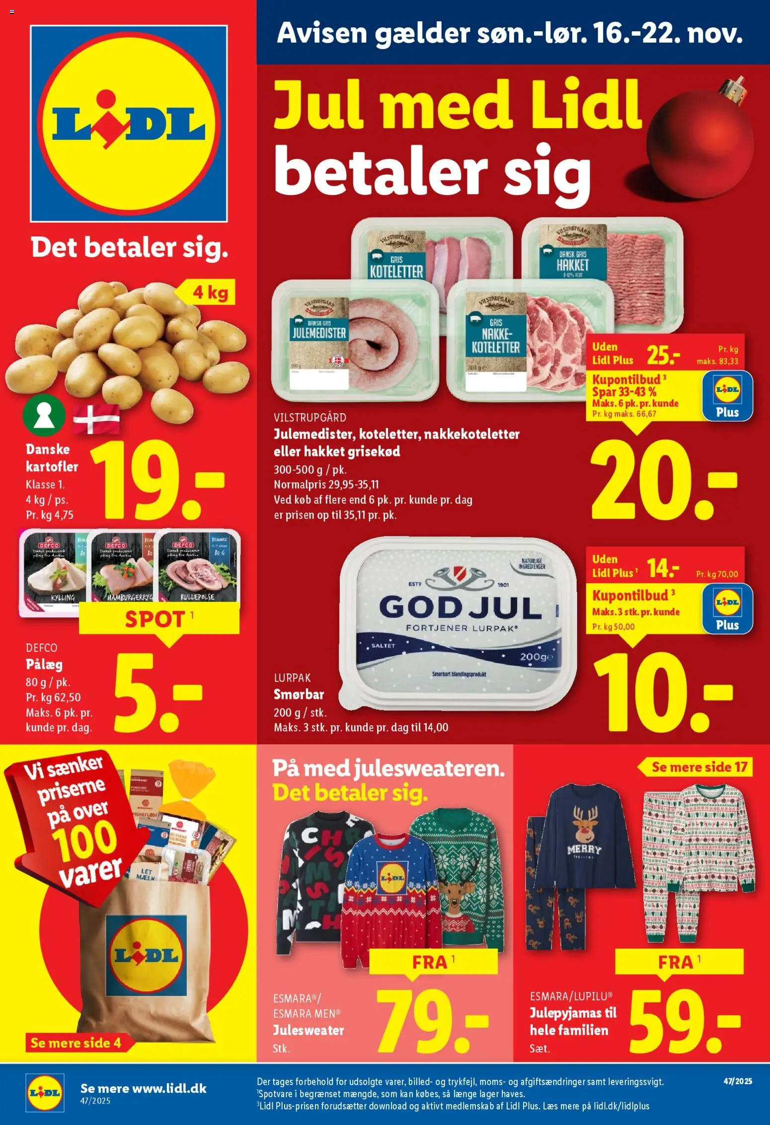 Eksempel på tilbudsavis Black Friday fra butik Lidl gyldig fra 16/11/2025