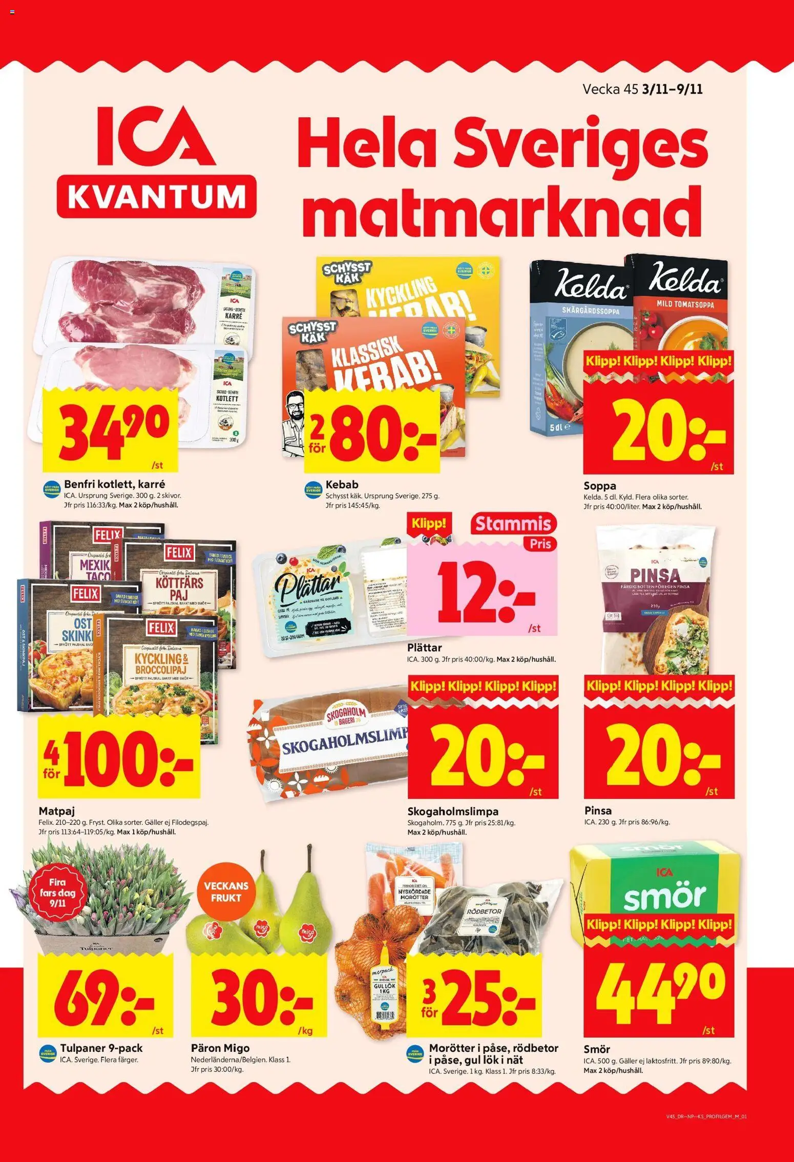 Förhandsgranska reklamblad Landskrona från butik ICA Kvantum gäller från 03/11/2025