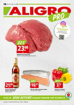 Vorschau des Merkblatts Aligro aktionen Chavannes, Matran, Genève, Sion vom Shop Aligro gültig von 27.04.2026 bis 02.05.2026