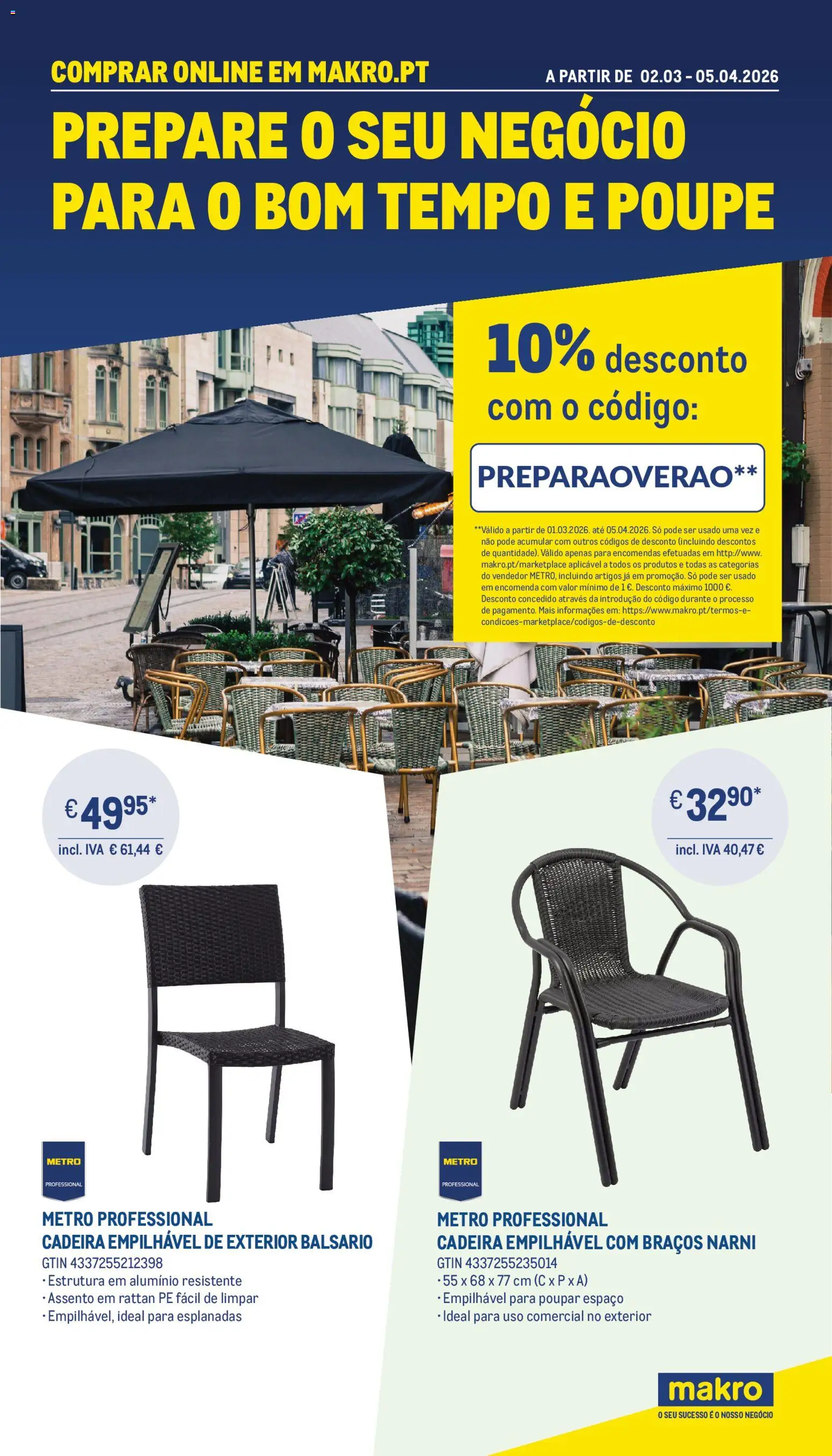 Pré-visualização do folheto da loja Makro válida a partir de 02/03/2026