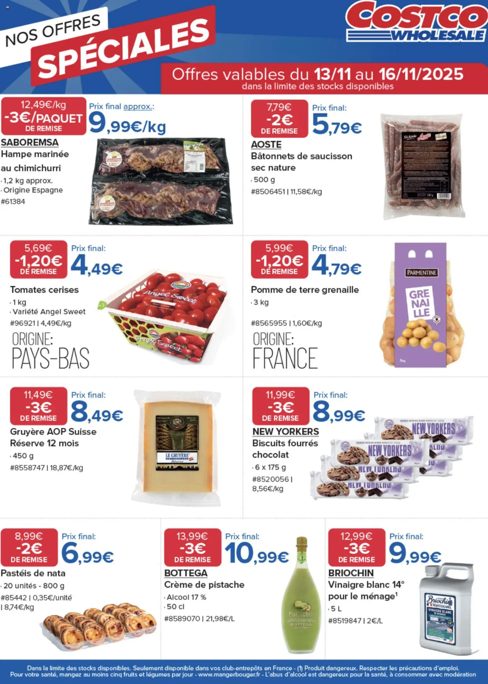 Prévisualisation de Une nouvelle sélection d'offres du magasin Costco formulaire valide 13/11/2025