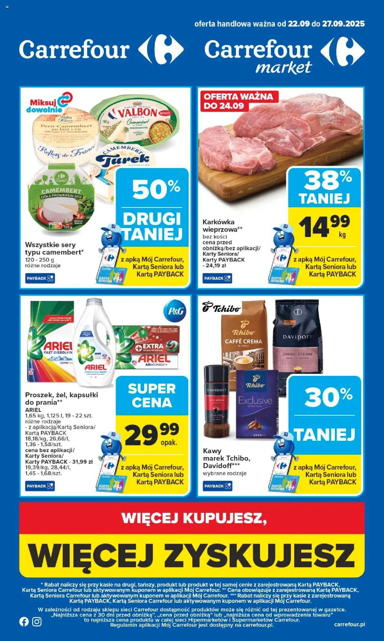 Carrefour Gazetka od 22.09.2025 - Nowa Gazetka - Numer strony 1