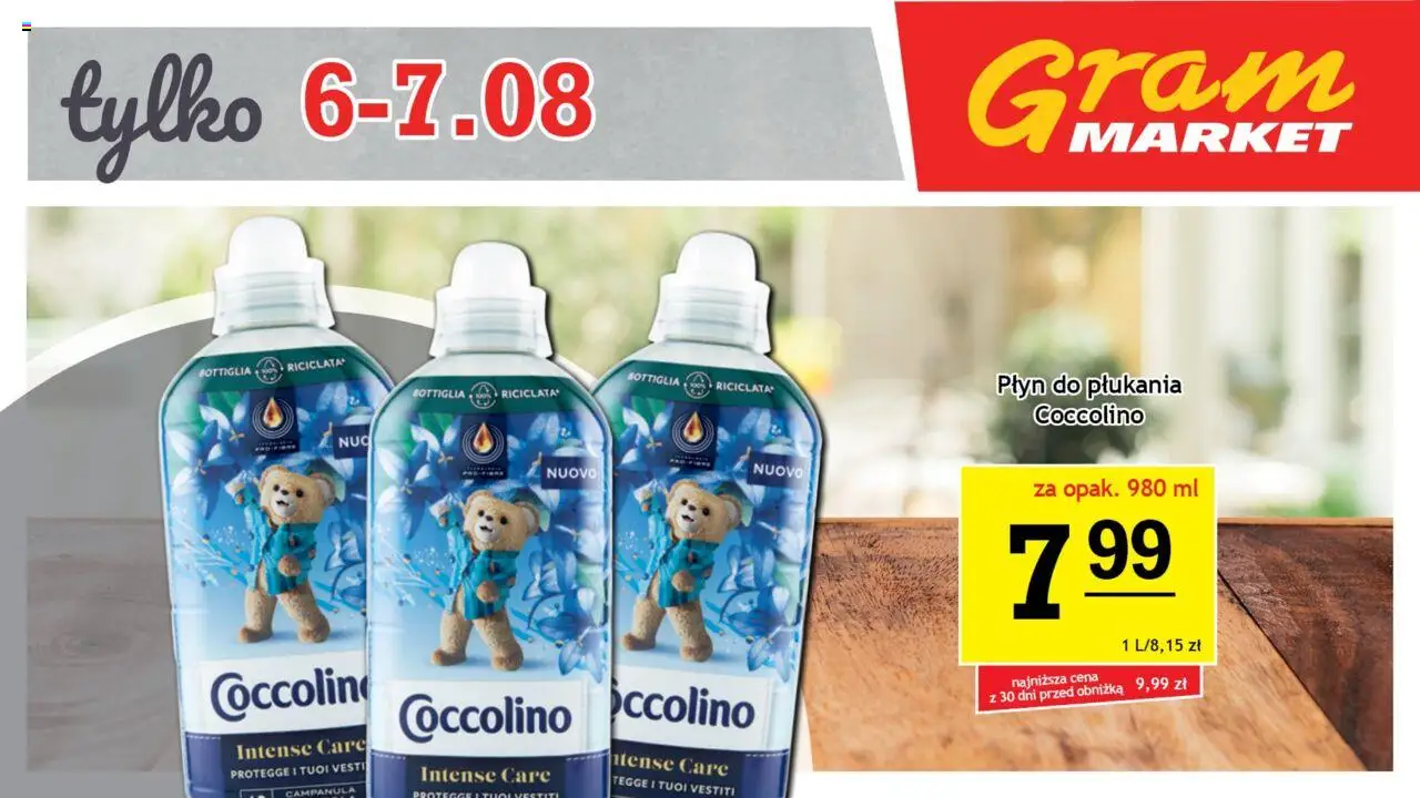 Gram Market Niesłychanie Niskie Ceny od 06.08.2025 - Nowa Gazetka - Numer strony 1