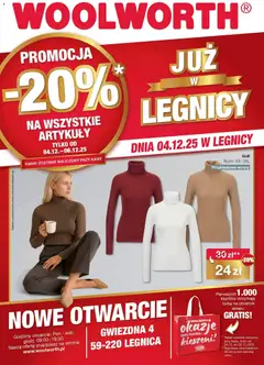 Pogląd gazetki "Już w Legnica!" ze sklepu Woolworth ważnej od 04.12.2025