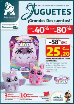 Vista previa del folleto de la tienda Alcampo válido desde el 23/10/2025 