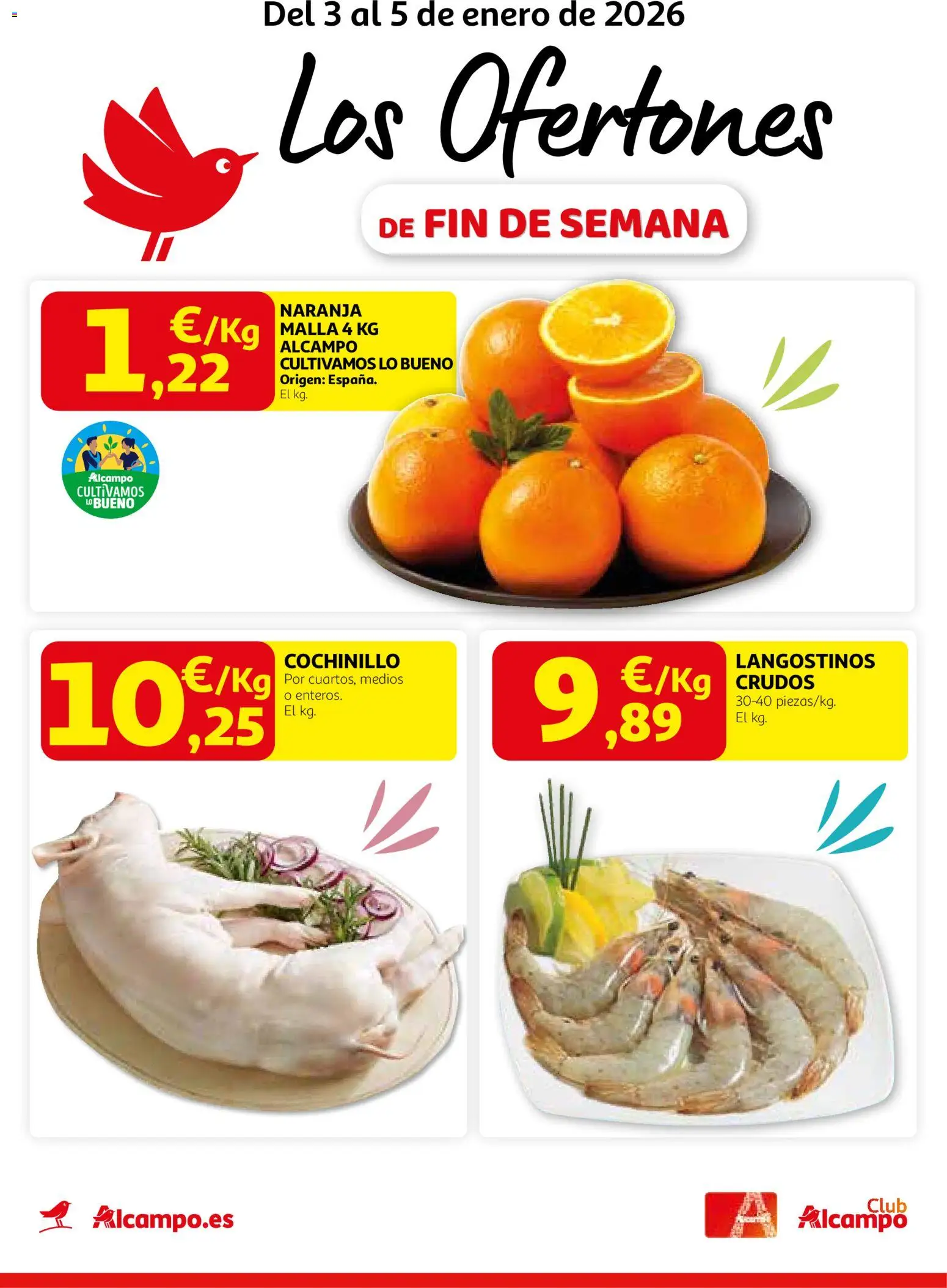 Vista previa del folleto de la tienda Alcampo válido desde el 03/01/2026 