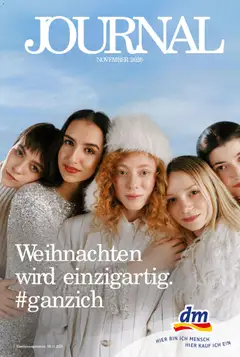 Vorschau der Angebote: dm drogerie markt Journal November 2025 gültig ab 06.11.2025