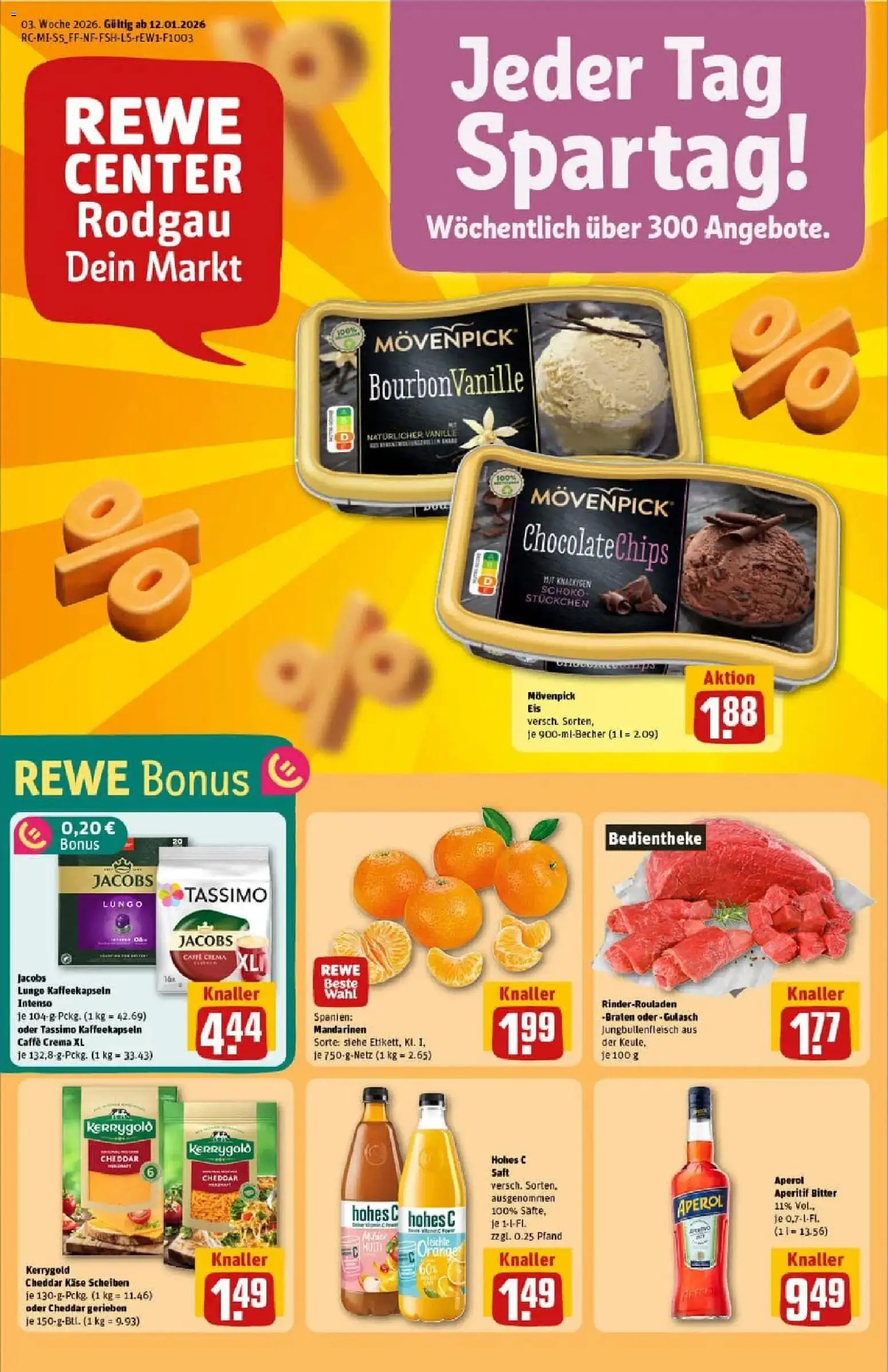 Vorschau von dem Prospekt des Geschäftes Rewe, gültig ab dem 11.01.2026