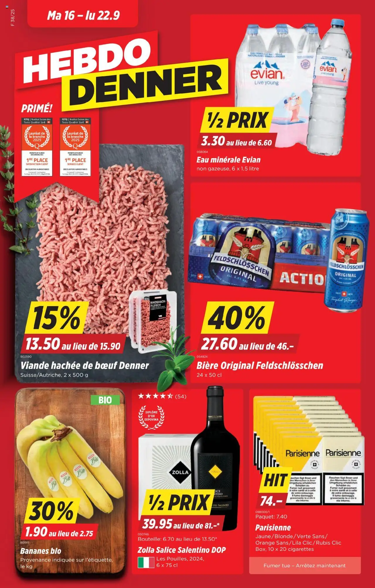 Denner Aktionen FR ab 16.09.2025 - Seitennummer 1
