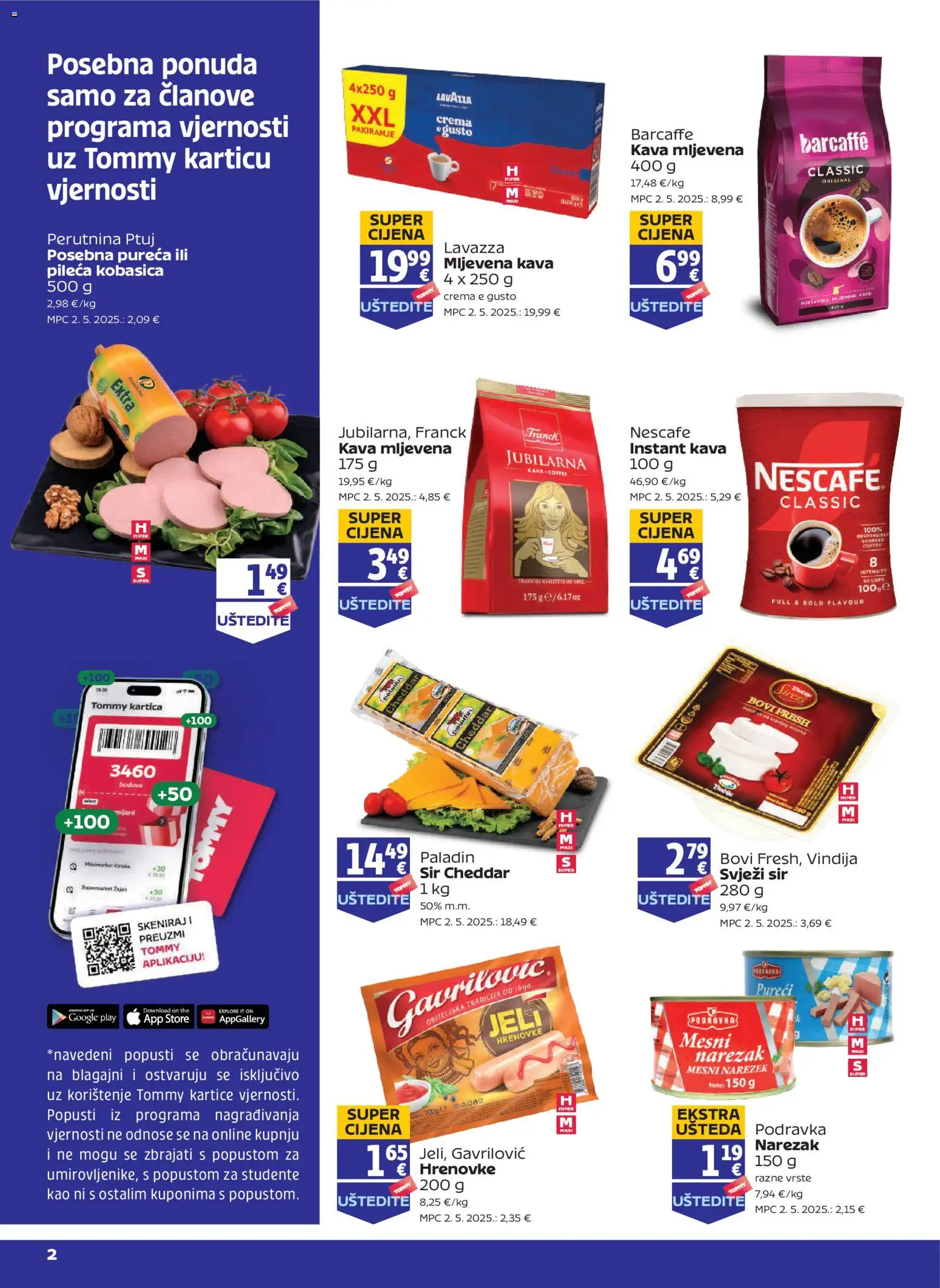 Pregled letka Pogodnosti za Tommy vjerne članove trgovine Tommy vrijedi od 27.11.2025