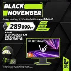 Best Byte - Black Friday megtekintése, amely érvényes 2025.11.14.-től