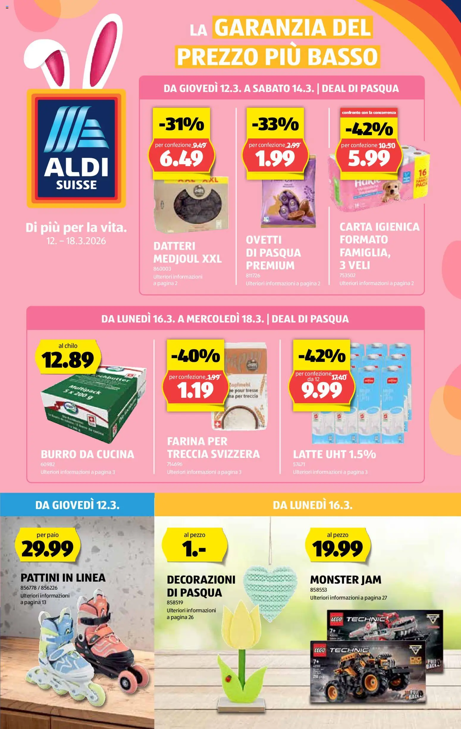 Vorschau des Merkblatts Aldi aktionen IT vom Shop Aldi gültig von 12.03.2026 bis 18.03.2026