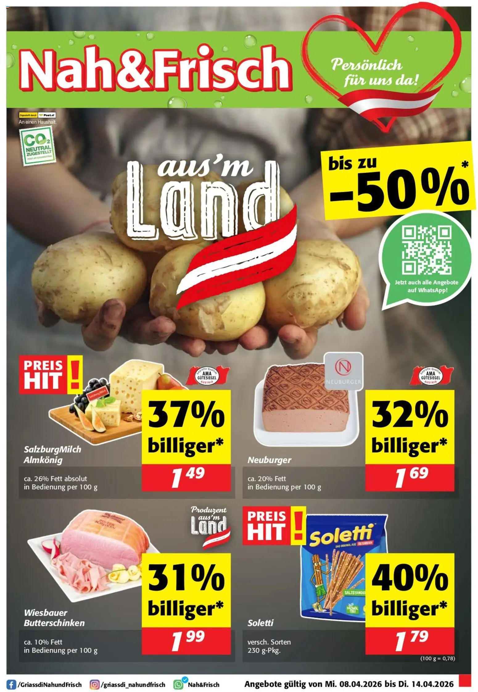 Vorschau der Angebote: Nah und Frisch Nah und Frisch Flugblatt gültig ab 08.04.2026