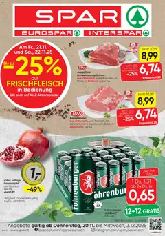 Vorschau der Angebote: Spar Aktuelle Angebote gültig ab 20.11.2025