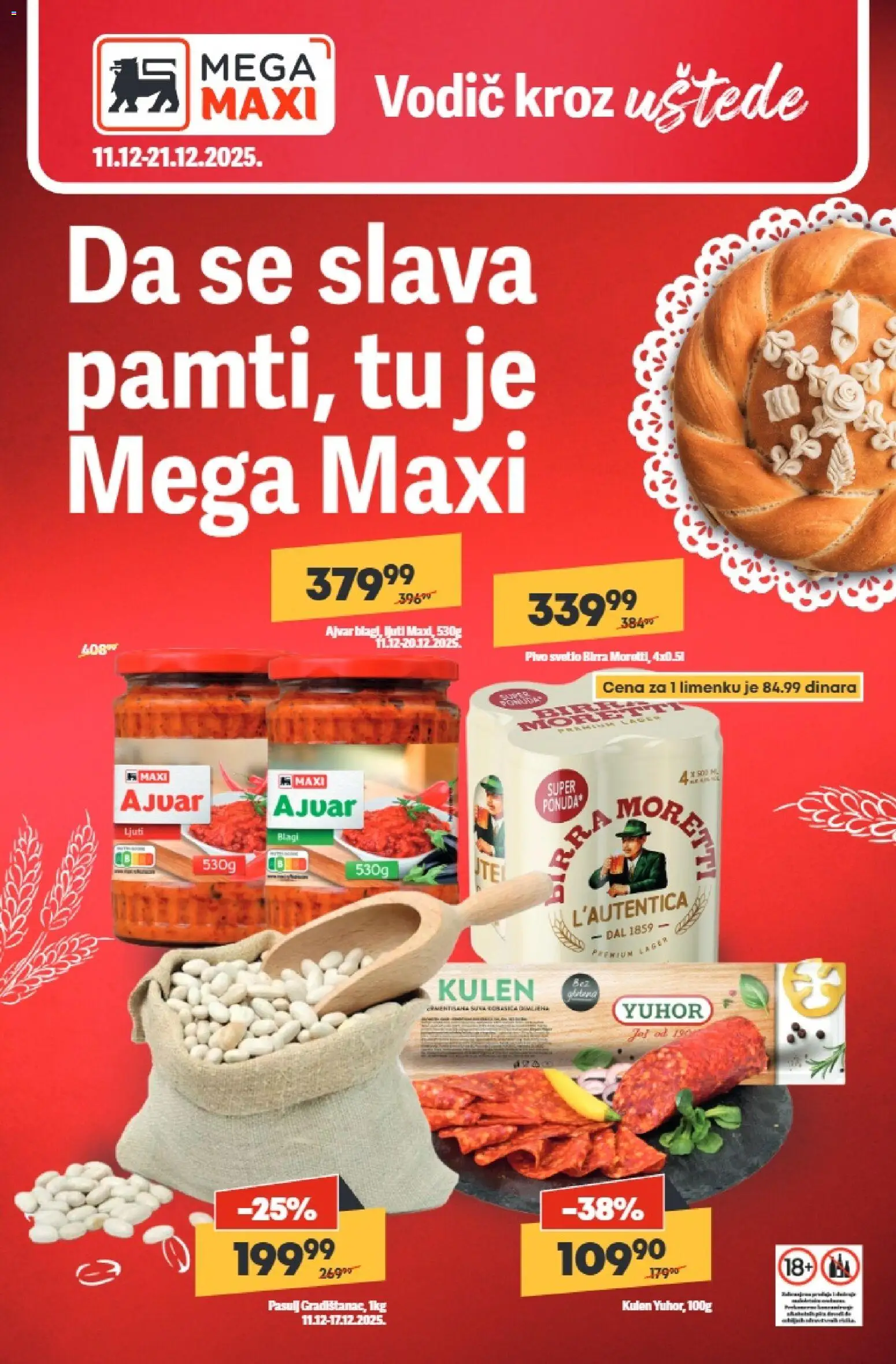 Pregled Mega Maxi kataloga - važi od 11.12.2025