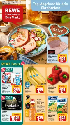 Vorschau von dem Prospekt des Geschäftes Rewe, gültig ab dem 14.09.2025