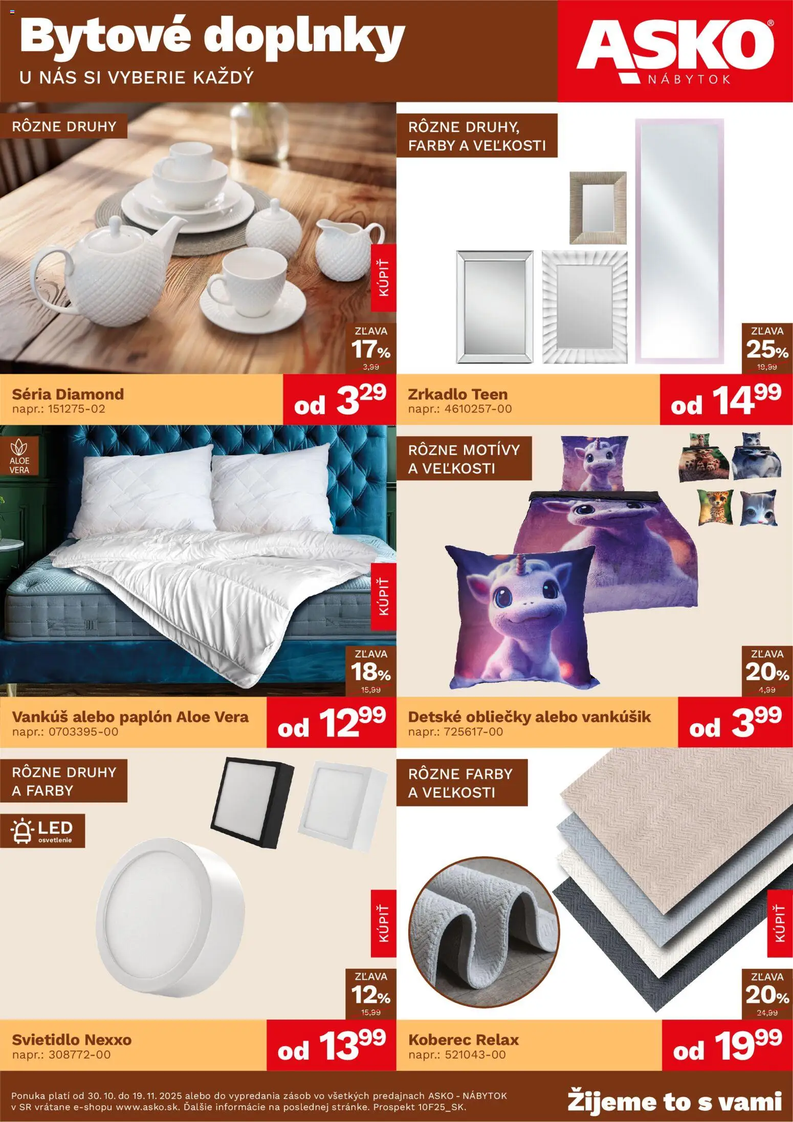 Náhľad ASKO nábytok letáku platného od 30.10.2025