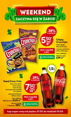 Pogląd gazetki "Weekendowe promocje" ze sklepu Żabka ważnej od 27.02.2026