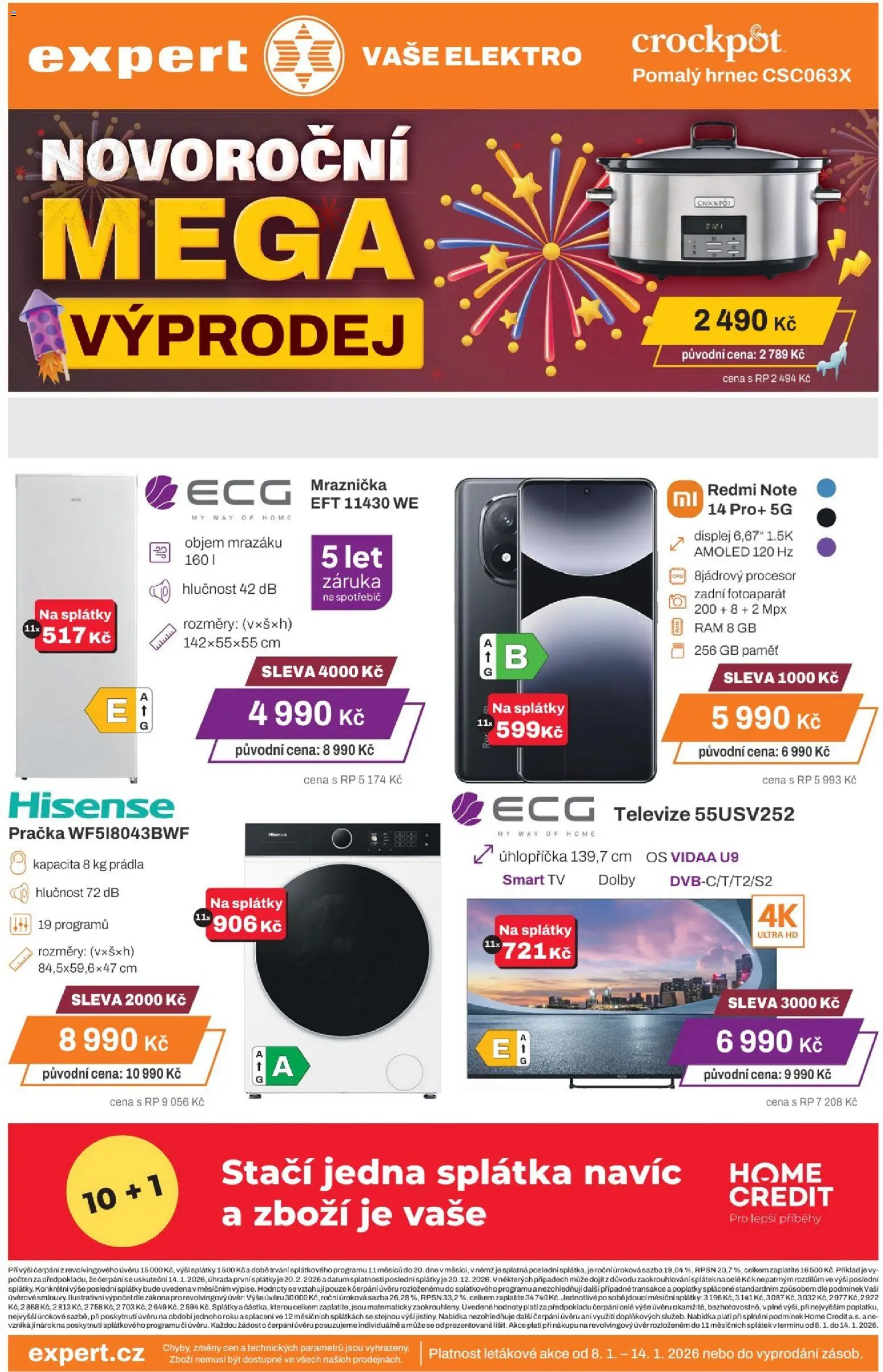 Náhled nabídky: Expert elektro Leták platný od 08.01.2026