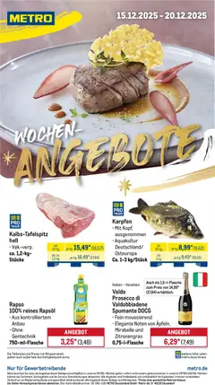 Vorschau von dem Prospekt des Geschäftes Metro, gültig ab dem 15.12.2025