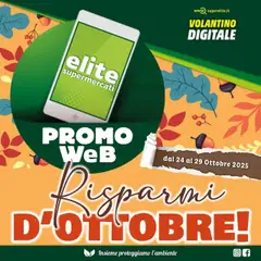 Anteprima dell'opuscolo Volantino Promo Web dal negozio Elite Supermercati valido da 24/10/2025