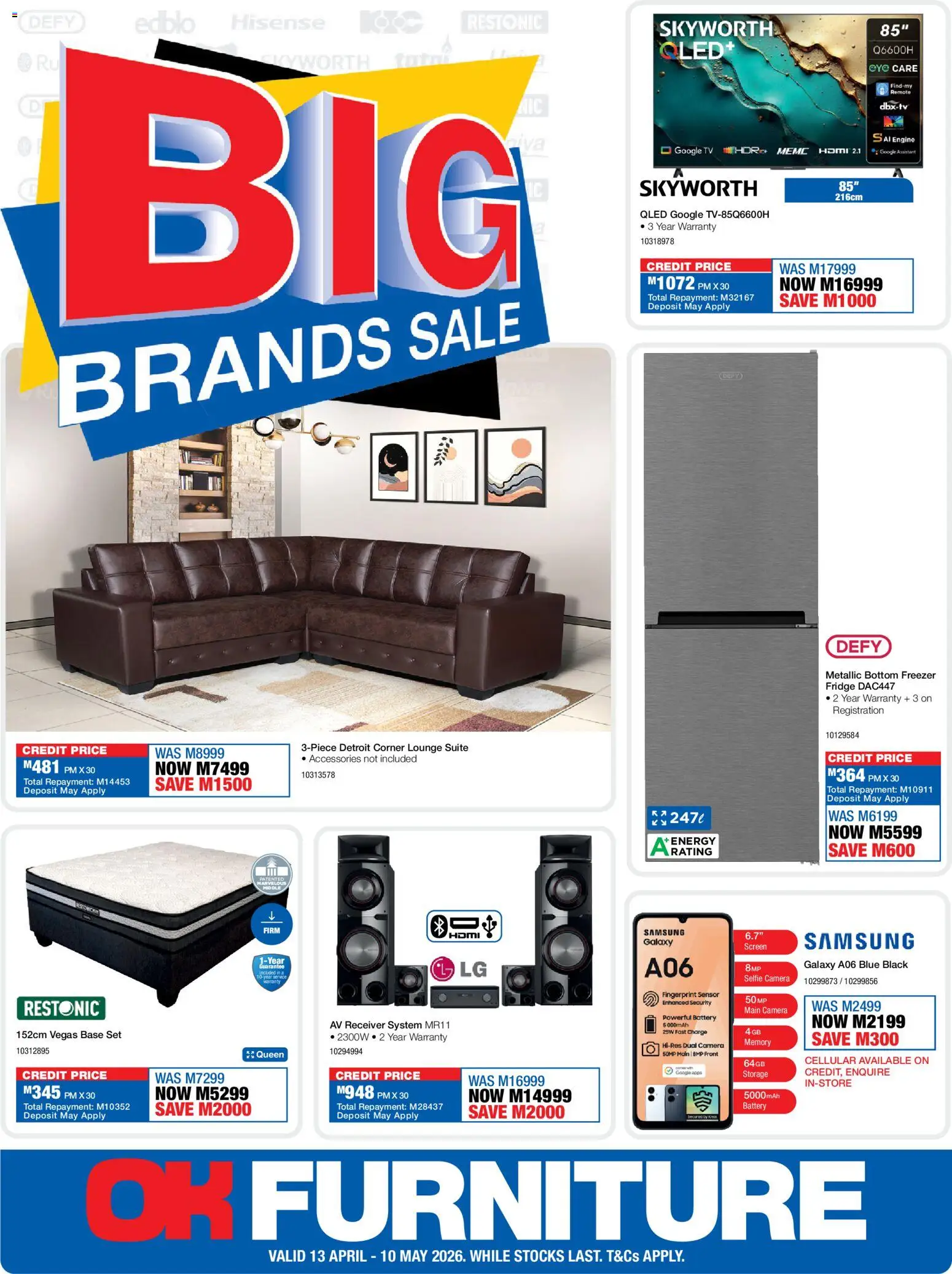 Preview of OK Furniture flyer valid from 13/04/2026