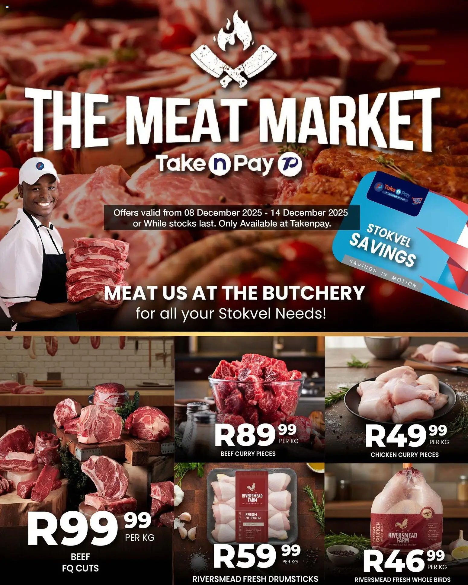 Preview of Take n Pay flyer valid from 08/12/2025 - Chicken, Beef