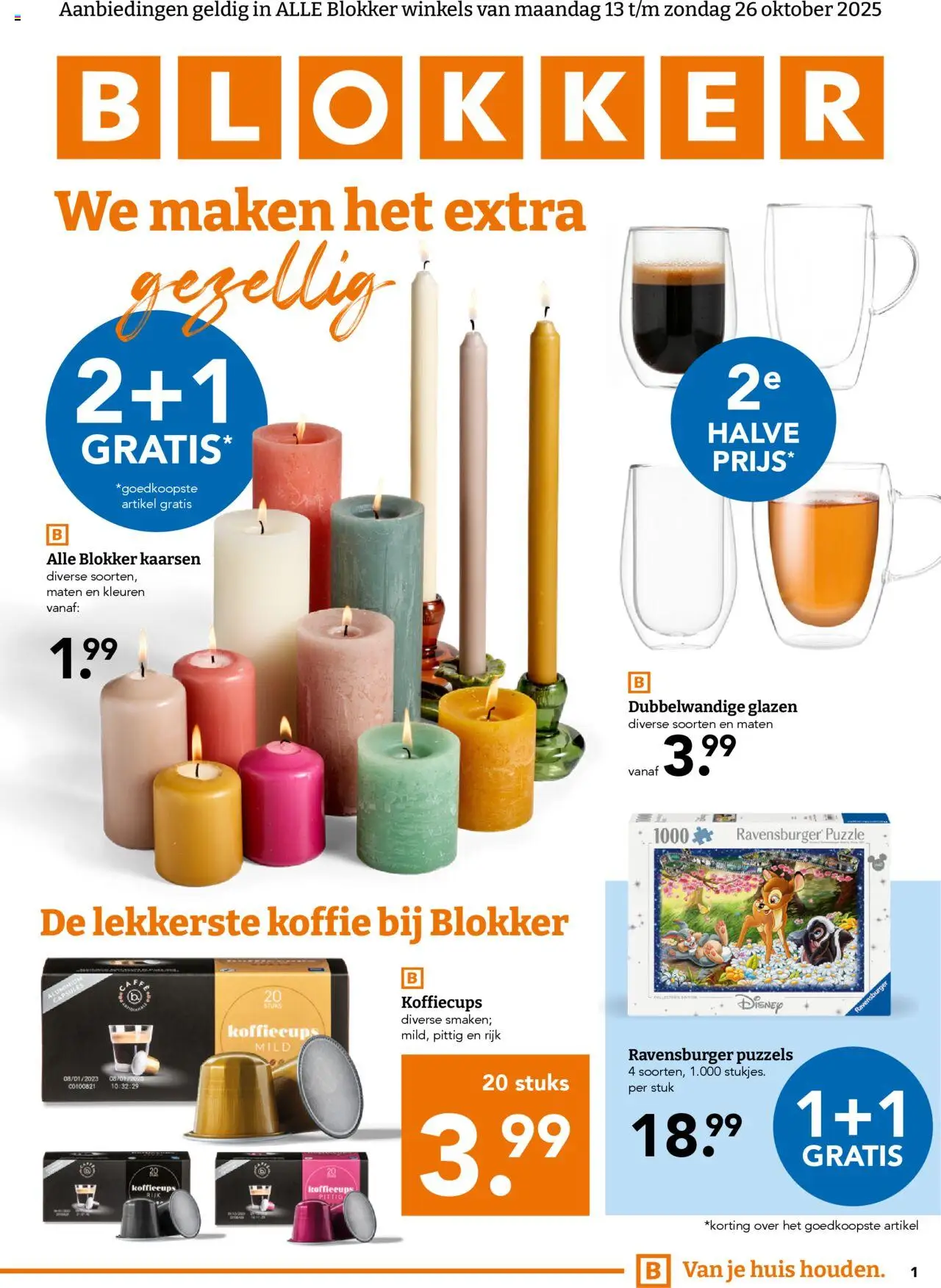 Blokker shop Folder geldig vanaf 13-10-2025 - Paginanummer 1