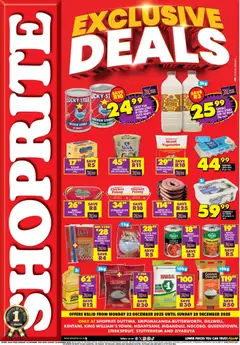 Preview of Shoprite flyer valid from 22/12/2025