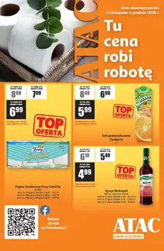 Pogląd gazetki "ATAC Hiper Discount" ze sklepu Auchan ważnej od 13.11.2025